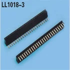 Stackable Header Pcb Female Terminal Connector Stackable Female Header Single Row Female Header R/A 1.27mm H=2/3.4/4.3