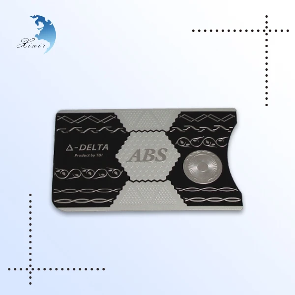 High quality custom design stainless steel metal instrument nameplates
