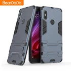 TPU PC Kickstand mobile phone accessories case for xiaomi redmi note 5 pro cover