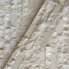 Popular 3D Polish and Split Beige Marble Culture Stone Wall Panel
