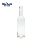 Round mini 50ml spirit wine glass bottle