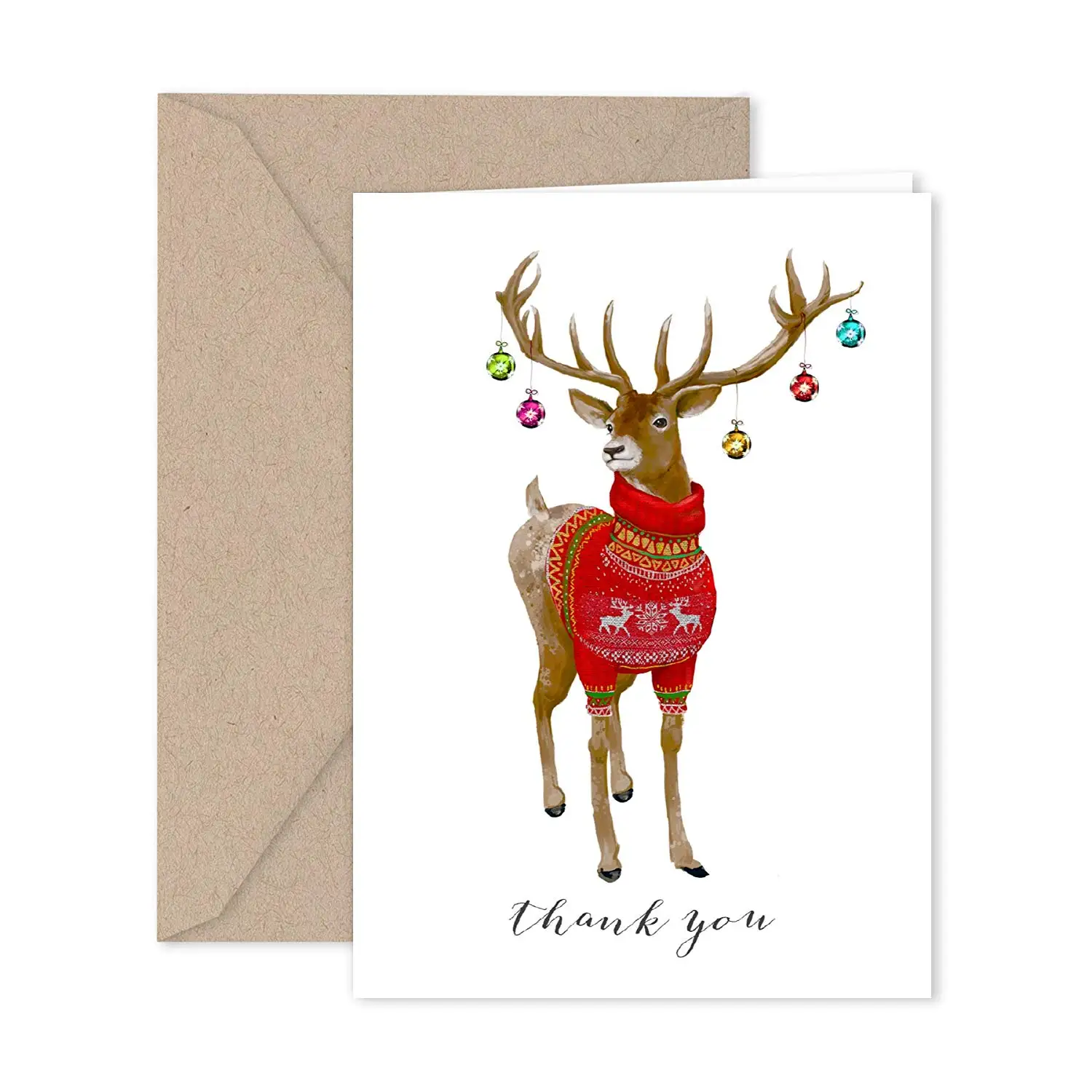 christmas thank you cards 100 thank you cards box