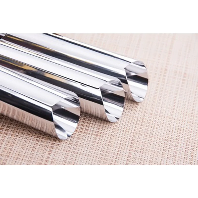 12Pcs/lot Cannoli Forms Dessert Pastry Cream Molds Stainless Steel DIY Baking Cake Kitchen Mold Tool