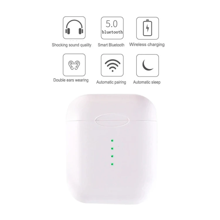 2019 newest wireless earphone i10 TWS super stereo wireless earbud with charging box earbuds i10s - ANKUX.COM