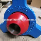 High pressure pipe fittings API standard steel tubing hammer union