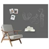 Shinelee dry erase grayboard magnetic chalkboard wall paper adhesive blackboard for kids painting