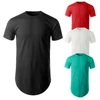 Latest Style 180 Grams 100% Cotton Round Neck Black Side Zipper Man Blank T-Shirt