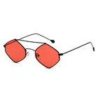 Vintage Small Metal Frame lentes de sol mujer de moda Fashion Glasses 2019 Sunglasses Sun Glass Red for Men