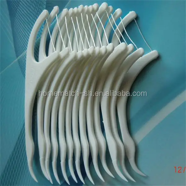 "y" type angle dental floss pick, uhmwpe flosspick, china