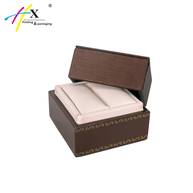 luxury gift wedding jewelry packaging wooden box for ring
