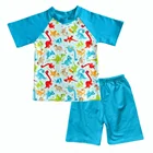 Hot sale wholesale boys boutique clothing dinosaur summer baby outfits