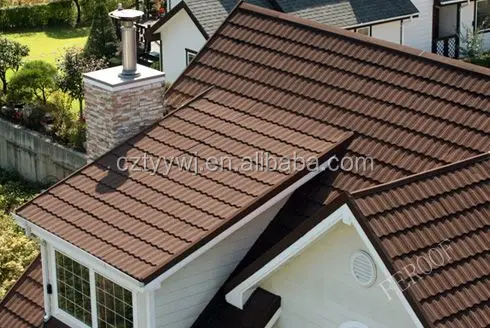 stone coated roofing sheet Wall and roof used