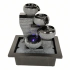 Resin flowing ornaments resin furnishing water fountains resin table running water fountain decoration