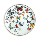 Butterfly Design Gold Rim ceramic tableware bone china Dinner Charger plates 12 inch