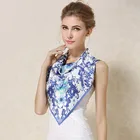 Pattern Square Scarf Designsquare Customized Pattern Square 100% Pure Silk Satin Scarf