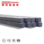 50*50 square steel rail track for overhead crane