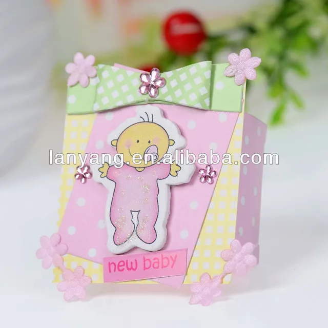 pink baby gift packaging boxes shower designs
