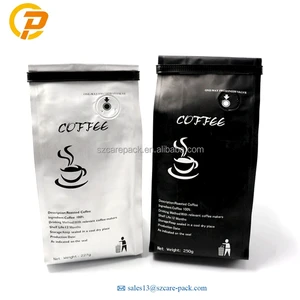 colorful coffee bag packaging