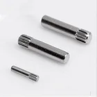 Customized Machining Stainless Steel Round Knurled Threaded Dowel Pins