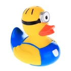 Custom logo promotional floating rubber ducks toys 3d cartoon vinyl bath ducks