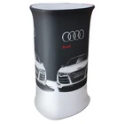 Best trade show table cutomized logo counter dye-sub fabric graphic podium