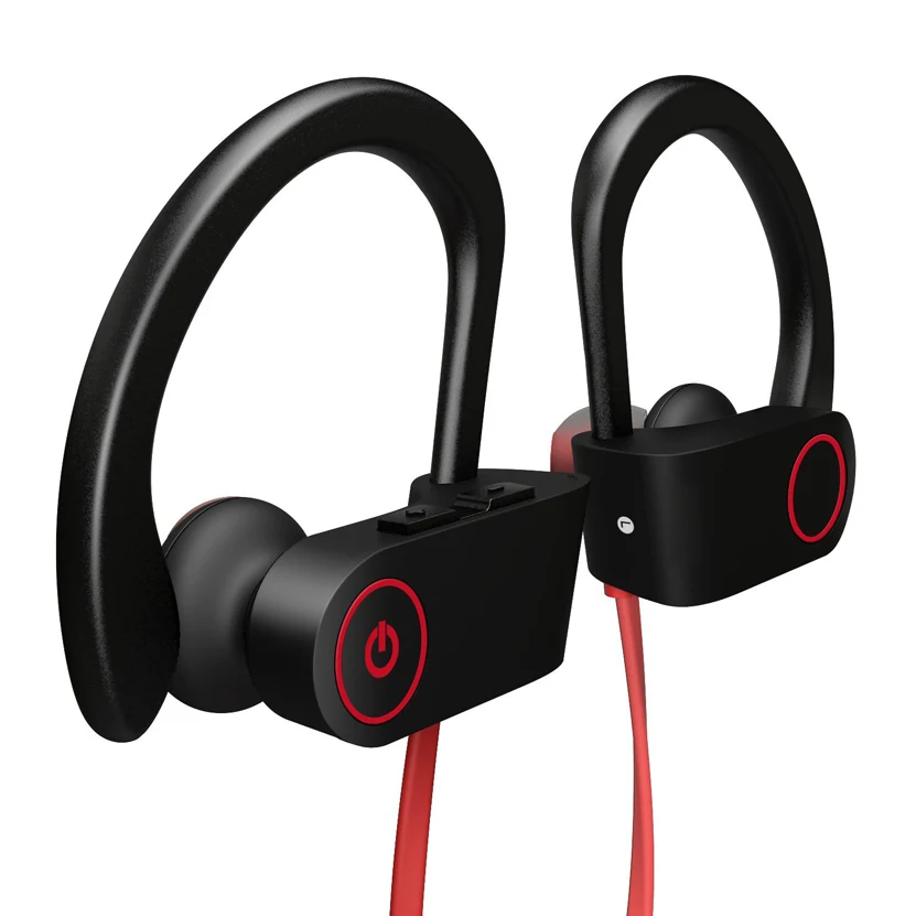 U8 New Stereo Smart Ear-Hook Bluetooth Headset Wireless Headphone with Mic - ANKUX.COM