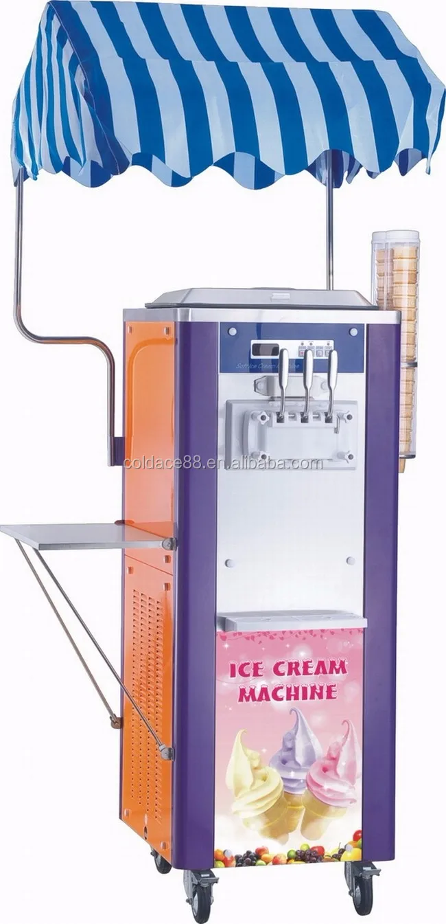 Ice cream van for sale/ice cream trailer ice cream cone soft ice cream machine.