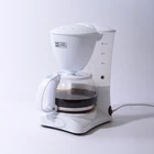 Wholesale household 650ML 110V~240V glass instant automatic drip coffee machine
