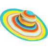 /product-detail/new-style-women-colorful-straw-hats-rainbow-wave-beach-hats-60270530091.html