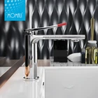 2019 China Sanitary Ware New Design Single Hole Deck Mounted Brass Wash Basin Mixer Water Faucet For Bathroom