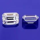 Starsgem Genuine Special 10x14 Windmill Moissanite Emerald Cut Loose Moissanite