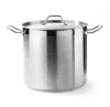 Commercial Induction stainless steel stockpot commercial soup stock pot for restaurant cooking