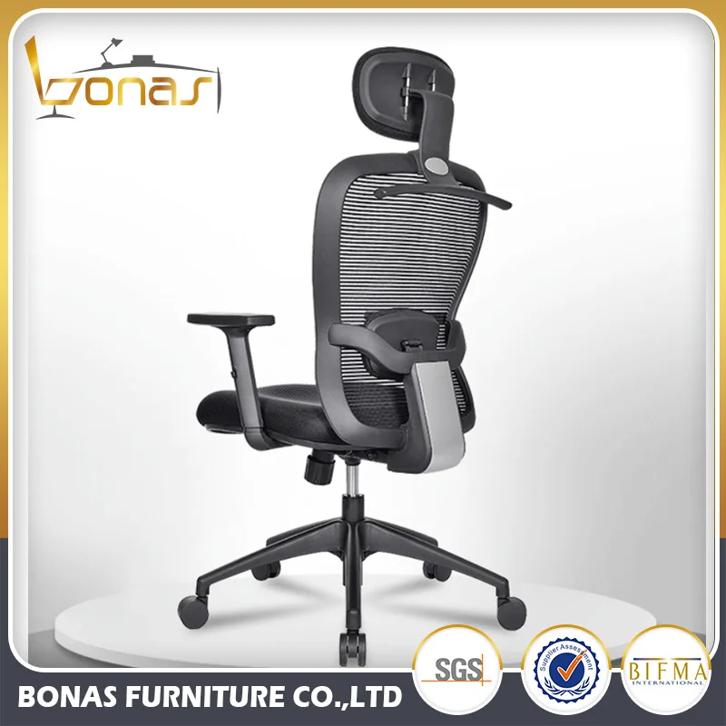 Best Choice Detachable Headrest For Mesh Office Chair With Coat Hanger