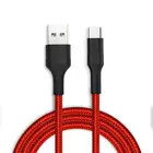 2.4A USB Data Cable TPE Connector + Nylon Braided Line