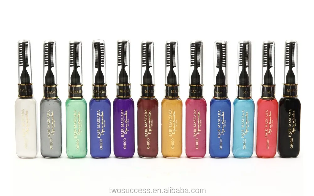 12 Color gradual change One-time hair dyes/ Dye hair spray hair dyes