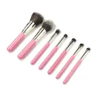 Kangmei Hot Selling 7pcs New Face Makeup High Quality Custom Logo Makeup Brush Set With Bag For Travel