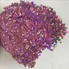 2018 new products Top quality mixed Assorted Colors nail art shiny chunky glitter