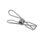 Stainless steel spring clip clothespins for hanging clothes socks towels