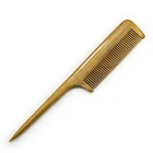 beard straightening tail styling hair cutting wooden hair comb