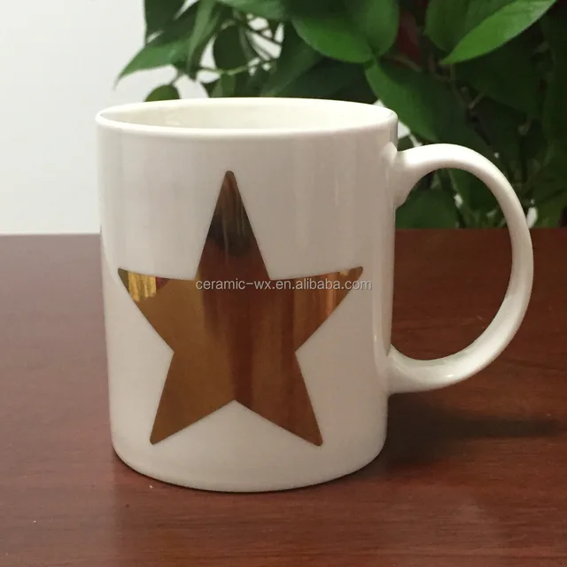 promotional product custom logo ceramic 11oz white sublimation