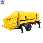 Cement machinery stationary diesel trailer beton portable concrete pump