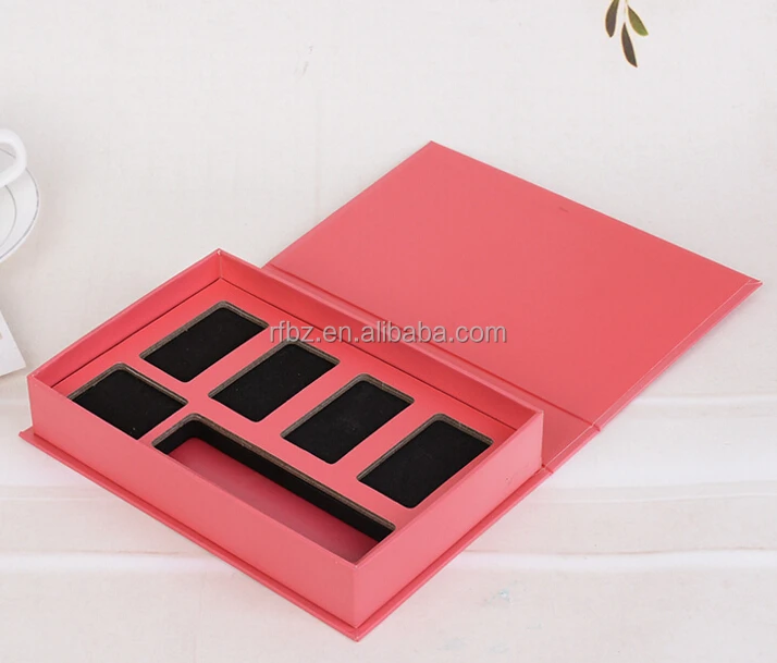 cosmetics packaging paper gift box ,clamshell folding gift box