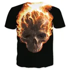 Round collar large size cheap custom 3d printed t-shirt