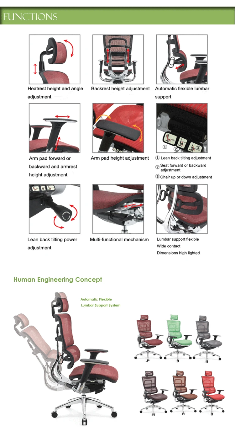 High Quality Ergonomic Executive Office Chairs for Sleeping