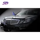 Gold Sales Popular Metal Aluminum Pole Magnetic Diplomatic Car Flag
