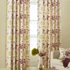 Factory Wholesale Cheap Fancy Paper Printed Floral Home Curtains