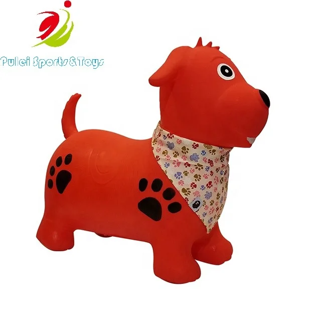 PA1017 Cute Inflatable Dog for kids Jumping outside and inside play