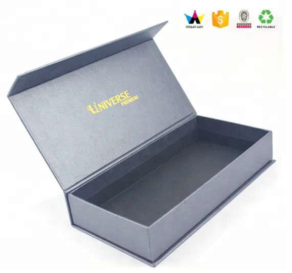 handmade black cardboard magnet gift box manufacturer