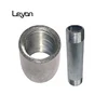 NPT thread water supply pipe nipples manufacturing/China supplier galvanized pipe fitting nipple carbon steel material nipple