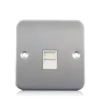 High quality metal cald 1 gang electrical rj45 data sockets with metal box